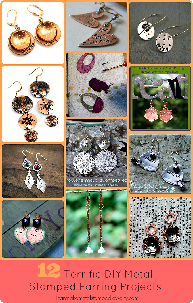 12 Terrific Metal Stamped Earring Projects