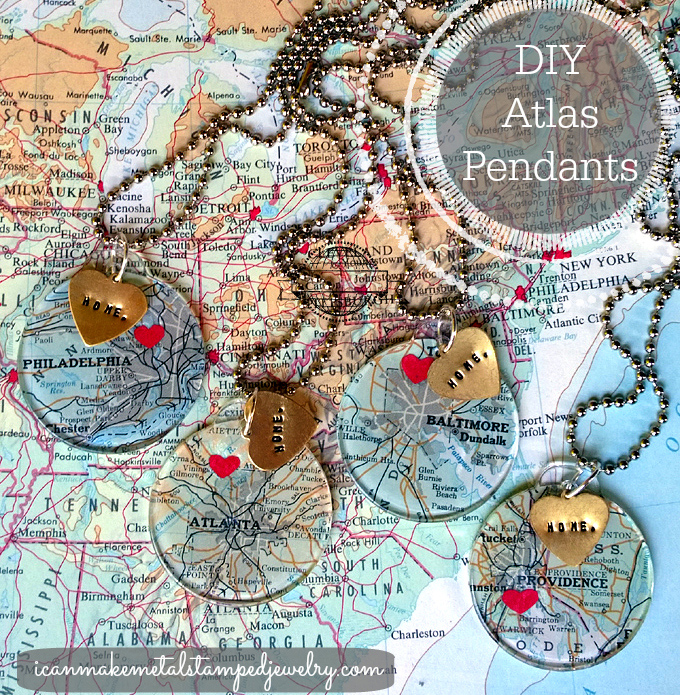 DIY Atlas Pendants