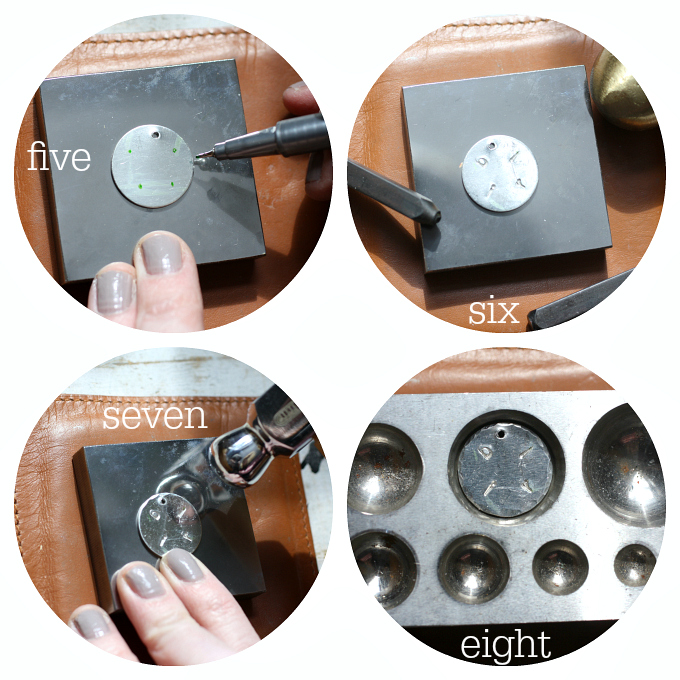 Happy Girl Earrings Steps 5-8