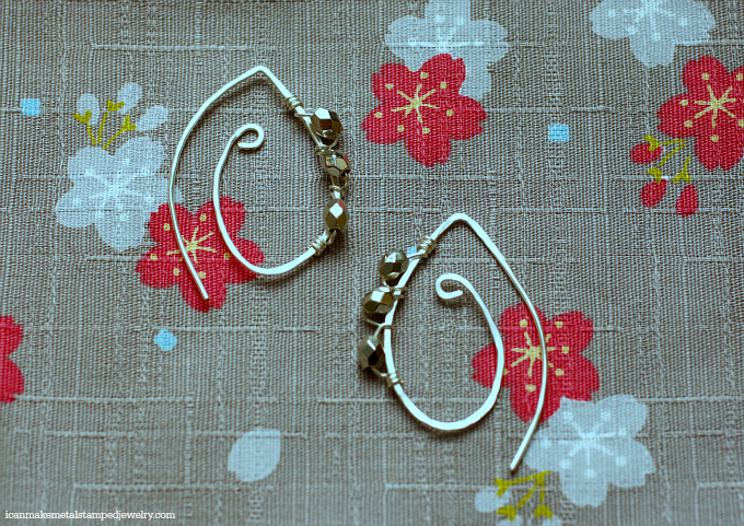 Wire Heart Earrings Two