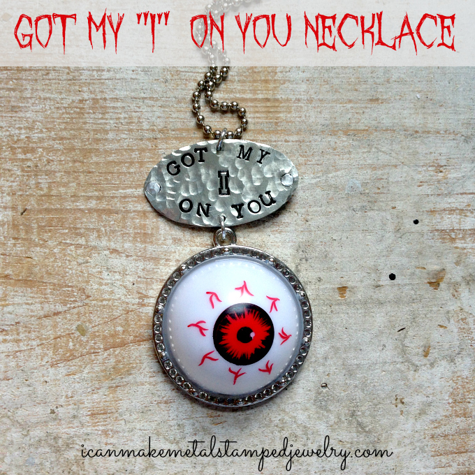 I on U Necklace Text