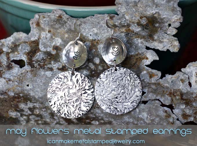 May Flowers Earrings Two Text copy