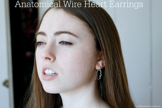 Wire Heart Earrings