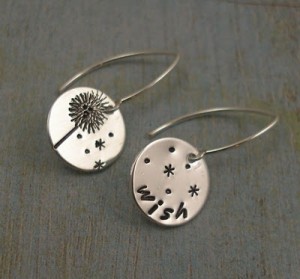 stamped earrings